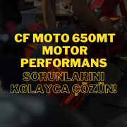 İstanbul’daki servisimiz, CF Moto 650MT’inizdeki motor performans sorunlarını hızlıca tespit edip, etkili çözümler sunarak motosikletinizin tekrar yüksek performansla çalışmasını sağlar.
