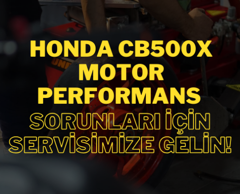 İstanbul’daki servisimiz, Honda CB500X’in motor performansıyla ilgili her türlü sorunu hızlı ve güvenilir bir şekilde çözüme kavuşturmak için hizmetinizdedir.