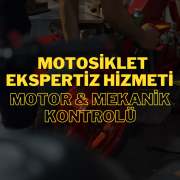 Motosiklet ekspertiz hizmeti, aracın motor, şanzıman, fren sistemi, süspansiyonlar gibi pek çok mekanik parçasını detaylı bir şekilde inceler.