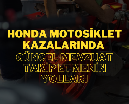 Honda motosiklet sahipleri, kazalar sonrası sigorta ve tazminat süreçlerinde yaşanan zorluklar nedeniyle, güncel mevzuat değişikliklerini takip etmenin ne kadar önemli olduğunu giderek daha fazla fark ediyorlar. Sigorta ve tazminat ile ilgili mevzuatlar, motosiklet sahiplerinin haklarını ve sorumluluklarını belirleyen temel unsurlar arasında yer alır. Bu yazıda, Honda motosiklet sahiplerinin sigorta mevzuatındaki değişiklikleri takip edebilecekleri yöntemleri ele alacağız.