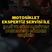 Motosiklet ekspertiz servisi, şasi ve süspansiyon sistemini detaylı bir şekilde kontrol ederek, olası arızaların erken tespit edilmesine ve aracınızın en iyi şekilde çalışmasına yardımcı olur.