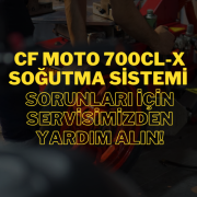 İstanbul’daki uzman servisimiz, CF Moto 700CL-X’inizin soğutma sistemiyle ilgili her türlü arızayı hızlıca tespit ederek, etkili çözümler sunmaktadır.