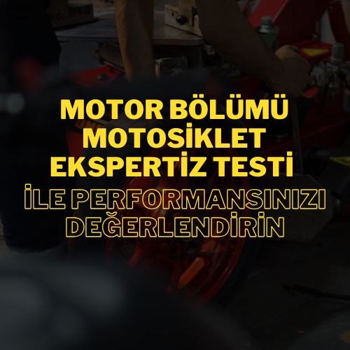Motosiklet ekspertiz testi, motor bölümünü detaylı bir şekilde inceleyerek, olası arızaları erken aşamada tespit eder.