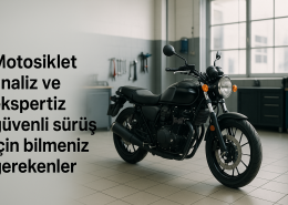 Motosiklet analiz ve ekspertiz — profesyonel servis ortamında blog kapak görseli