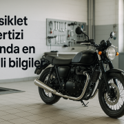 Motosiklet ekspertizi hakkında en önemli bilgiler — profesyonel servis ortamında blog kapak görseli