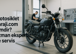 Motosiklet garaji.com kimdir? — profesyonel servis ortamında blog kapak görseli