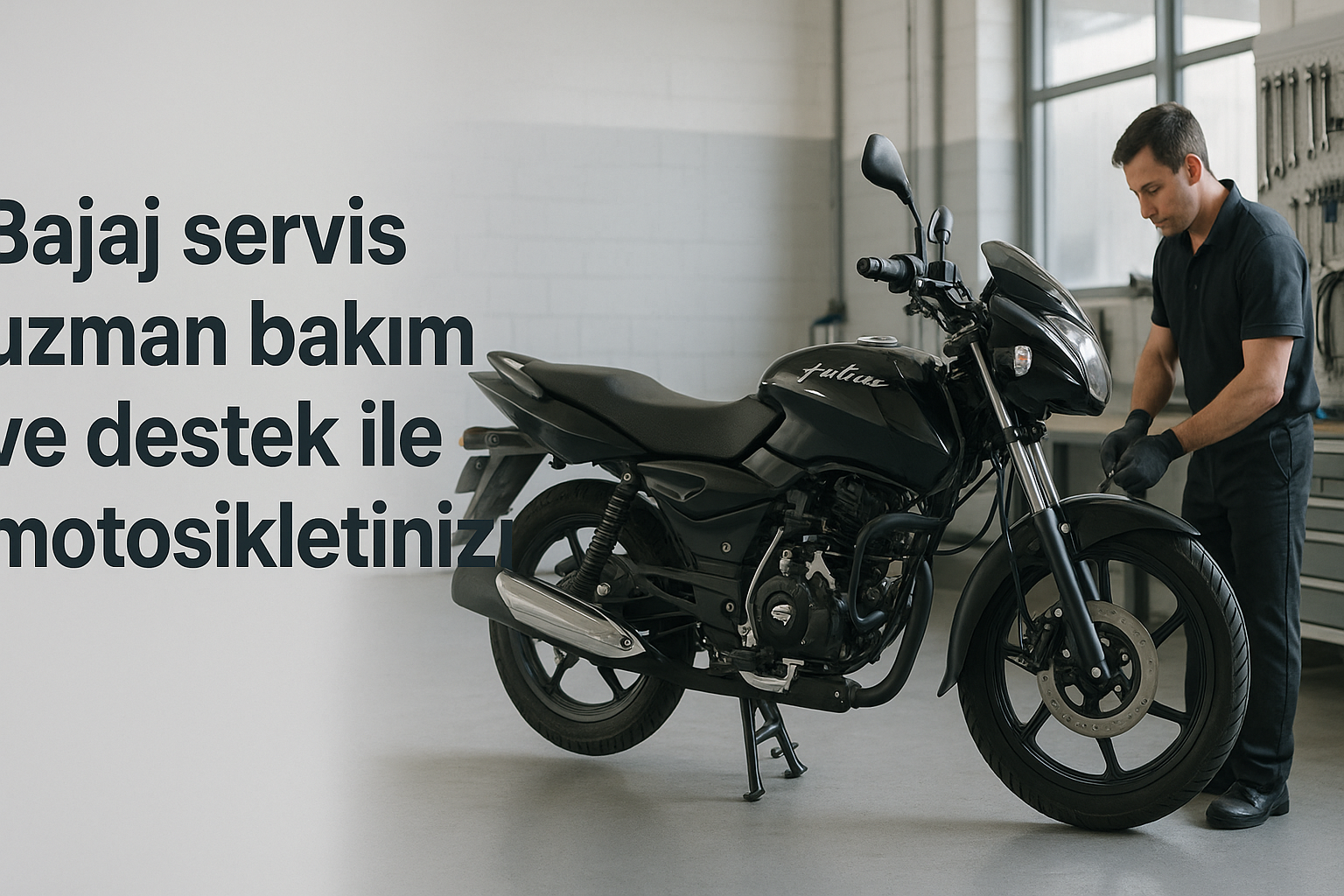bajaj servis — profesyonel servis ortamında blog kapak görseli